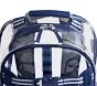 Mackenzie Clear With Navy Trim Backpack