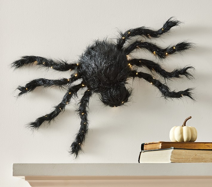 Light-Up Fuzzy Spider | Pottery Barn Kids