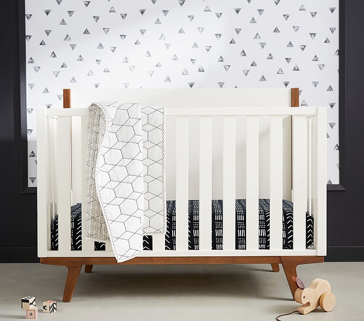 west elm x pbk Modern 4-in-1 Convertible Crib