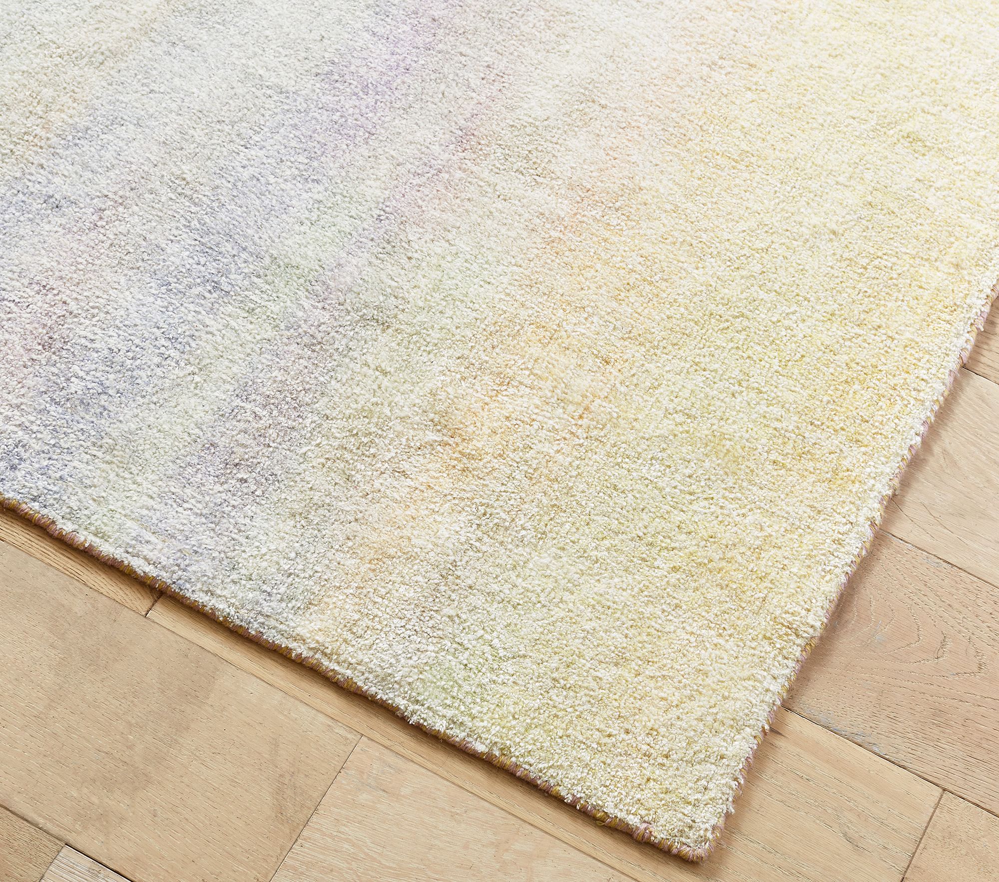 Alt image 2 for Watercolor Rainbow Printed Rug