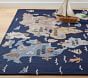 3-D Activity World Map Play Rug