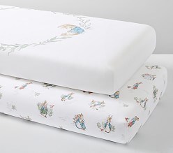 Peter Rabbit™ Organic Crib Fitted Sheet Bundle - Set of 2