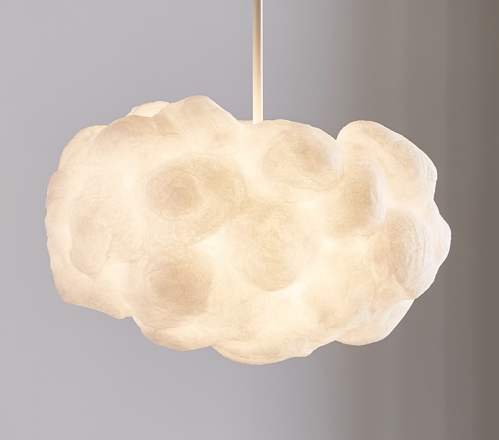 Fluffy Cloud Pendant (22&quot;)