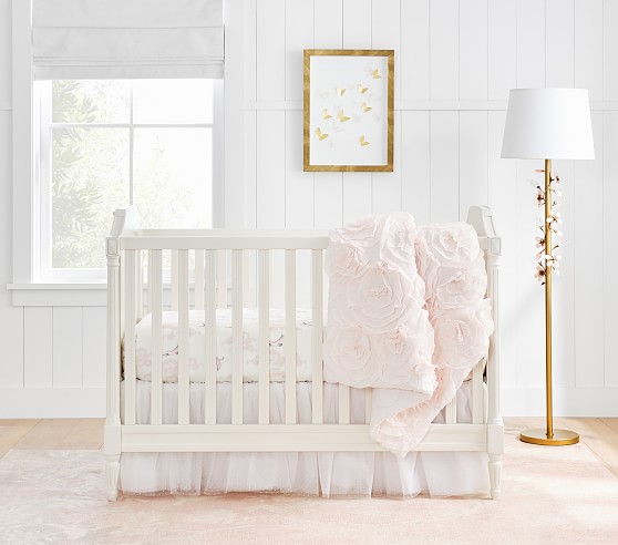 Monique Lhuillier Rosette Baby Bedding Set | Pottery Barn Kids