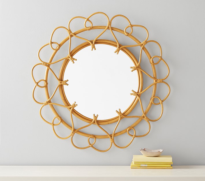 Rattan Mirror