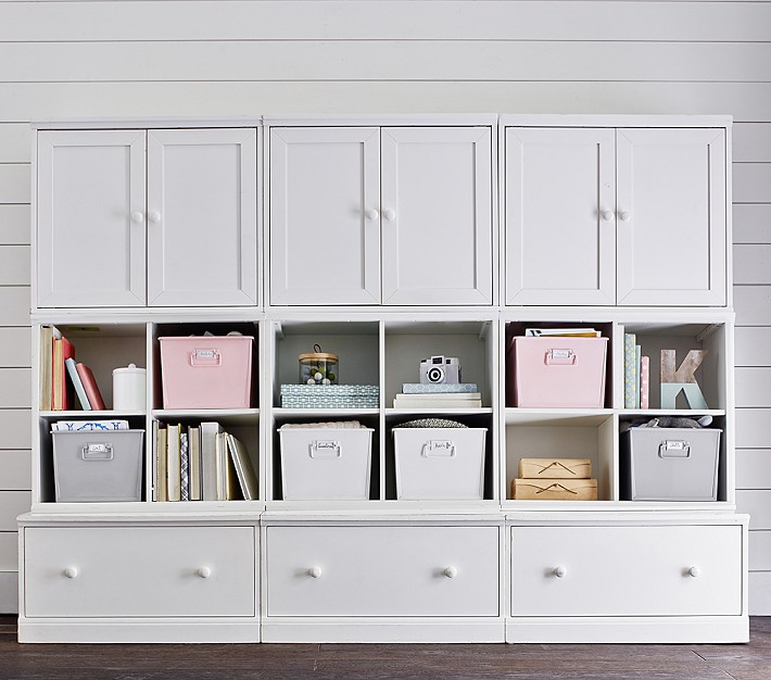 Cameron 3 x 3 Cubby &amp; Cabinet Wall System