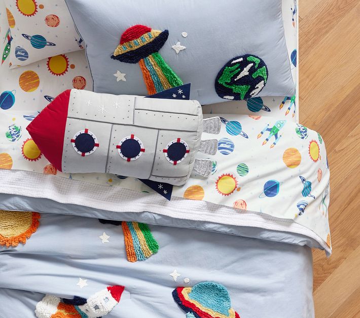 Light-Up Rocket Pillow | Pottery Barn Kids