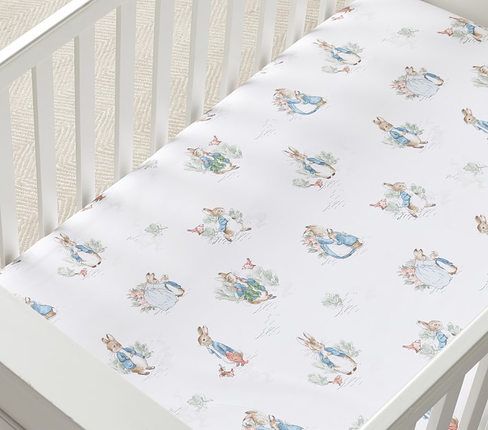 Peter Rabbit&#8482; Organic Crib Fitted Sheet Bundle - Set of 2