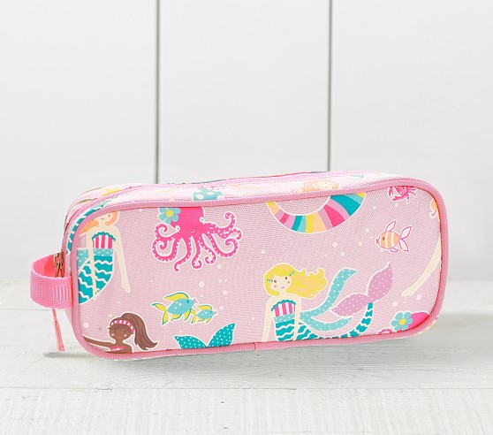 Mackenzie Pink Mermaid Friends Glow-in-the-Dark Pencil Case | Pottery ...