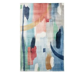 Jackson Painterly Econyl Rug | Pottery Barn Kids