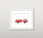 Leslee Mitchell Firetruck Wall Art