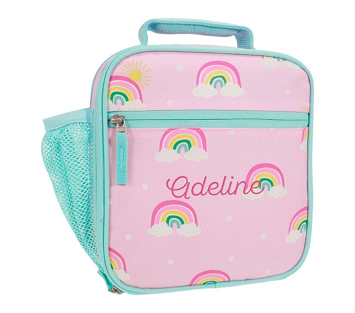 Mackenzie Pink Rainbows Glow-in-the-Dark Lunch Boxes