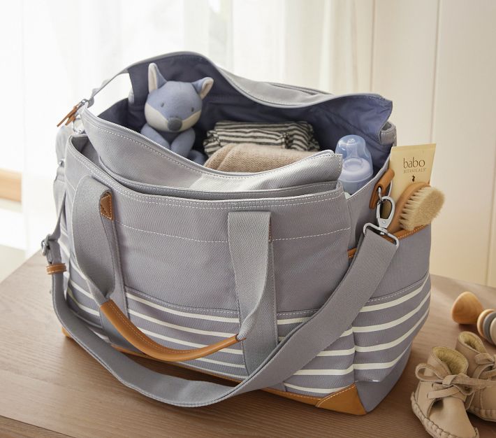 Pottery barn baby diaper fashion bag