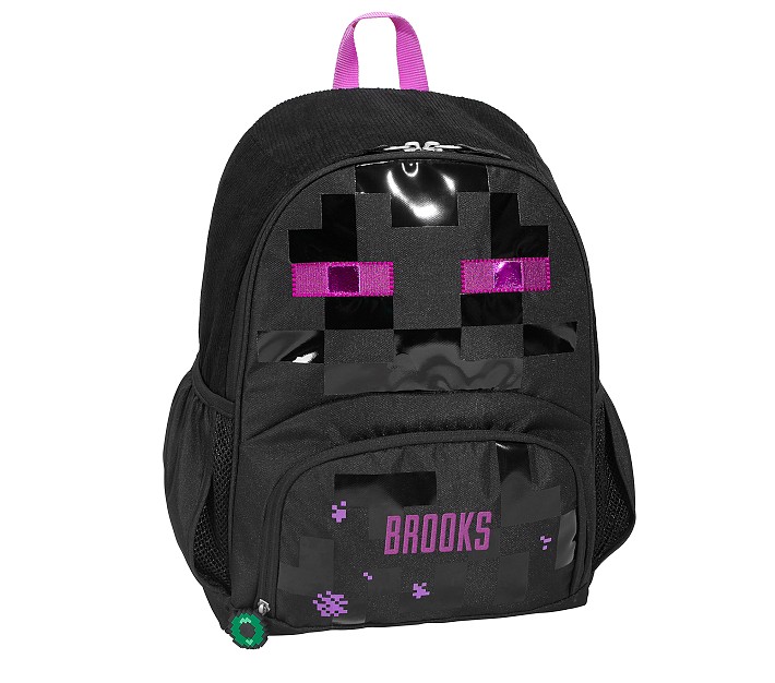 Mackenzie Minecraft Enderman Critter Glow-in-the-Dark Backpacks