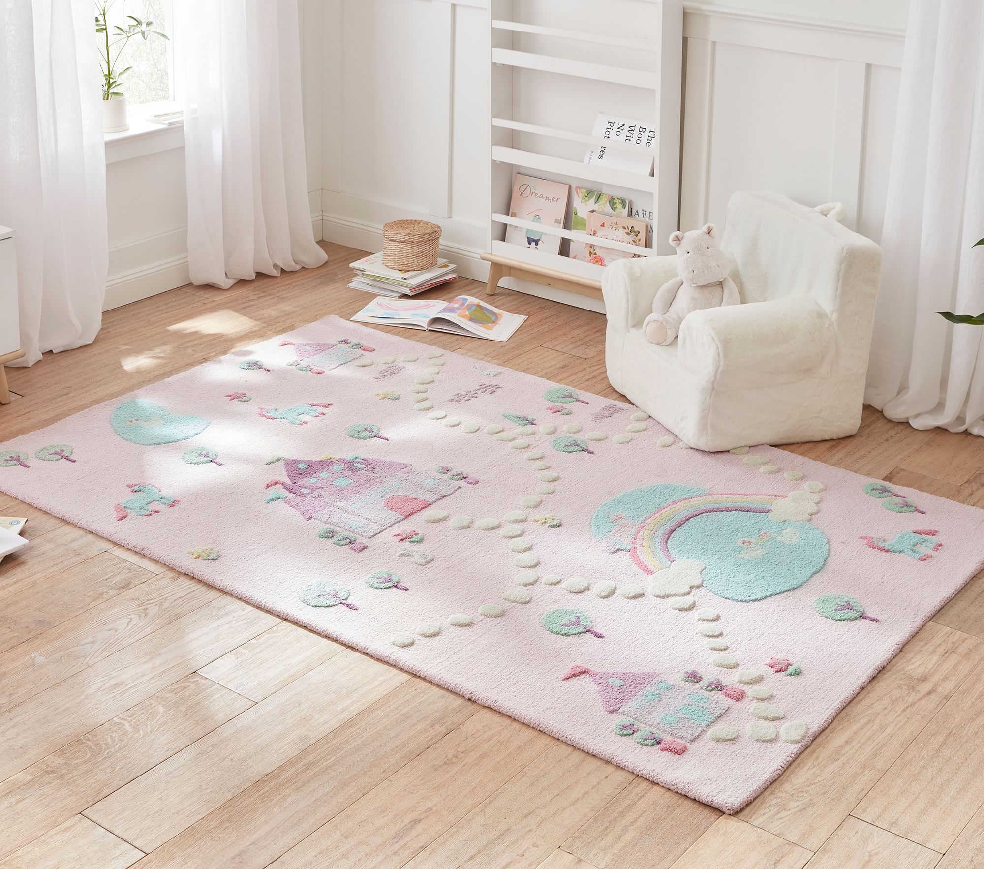 Alt image 2 for 3-D Activity Unicorn Castle Play Rug