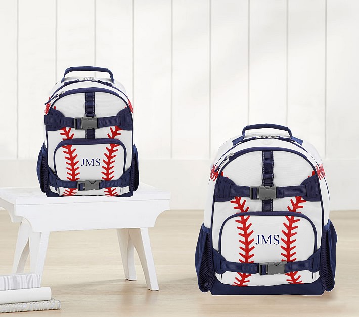 Mackenzie 3D Baseball Backpacks Pottery Barn Kids