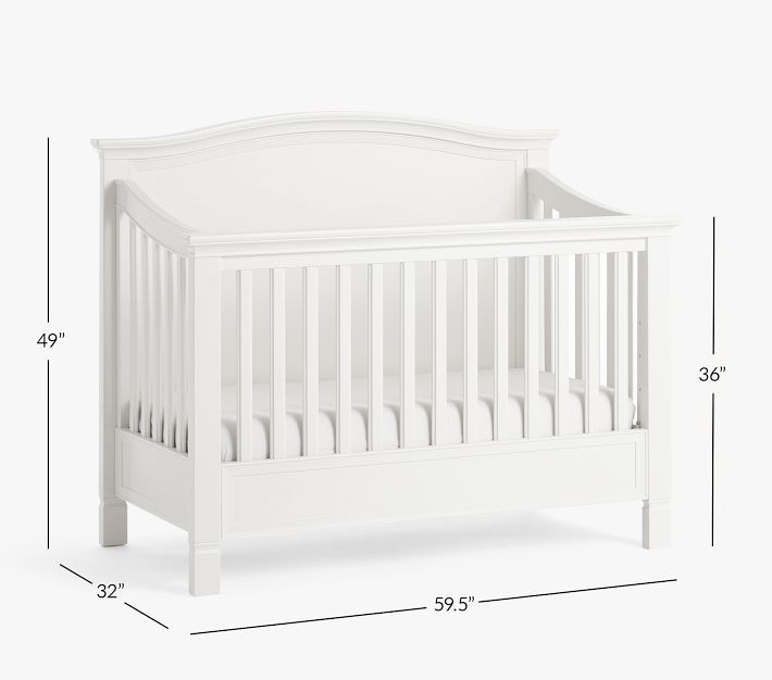 Larkin Camelback 4 in 1 Convertible Crib Pottery Barn Kids