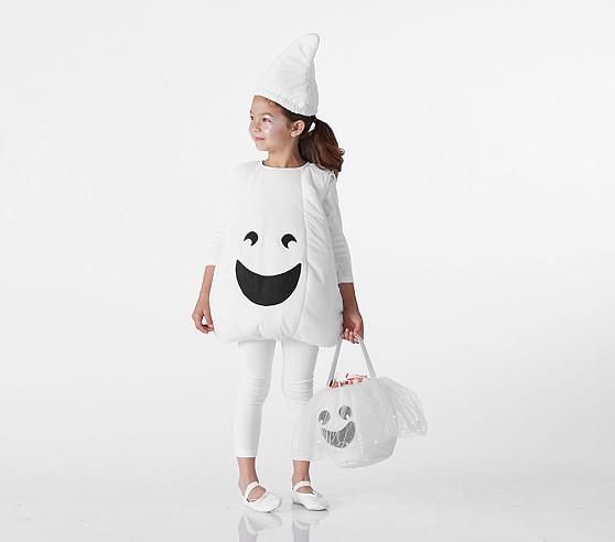 Kids Glow-in-the-Dark Puffy Ghost Costume | Pottery Barn Kids