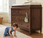 Chris Loves Julia Turned Wood Extra-Wide Dresser &amp; Topper Set (56&quot;)