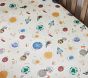 Space Organic Crib Fitted Sheet