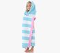 Unicorn Stripe Kid Beach Hooded Towel