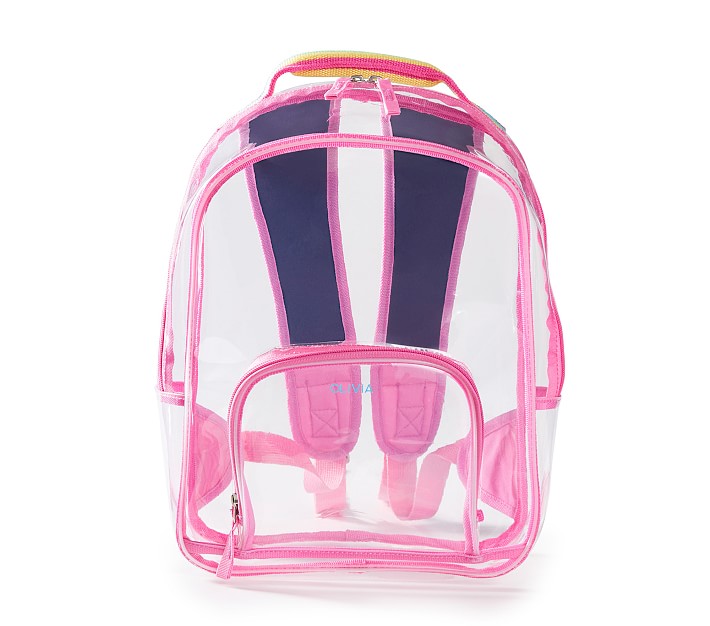 Pink Clear Kids' Backpack by Mark & Graham | Pottery Barn Kids