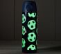 Mackenzie Navy Soccer Glow-in-the-Dark Water Bottles