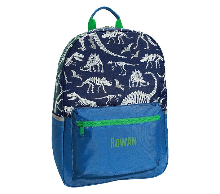 Astor Navy Dinosaur Bones Backpacks Pottery Barn Kids
