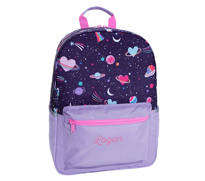 Astor Rainbow Heart Galaxy Backpacks