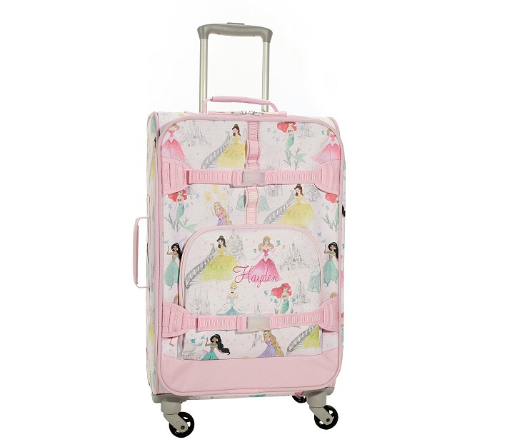 Mackenzie Disney Princess Castle Shimmer Spinner Luggage Pottery Barn Kids