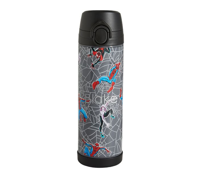 Mackenzie Marvel's Spider-Man Heroes Glow-in-the-Dark Water Bottle |  Pottery Barn Kids