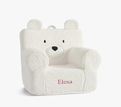 Kids Anywhere Chair®, Ivory Sherpa Bear
