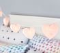 Paper Mache Heart String Lights