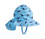 Whale Diaper Cover &amp; Reversible Hat