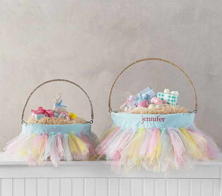 Rainbow Tutu Easter Basket Liners