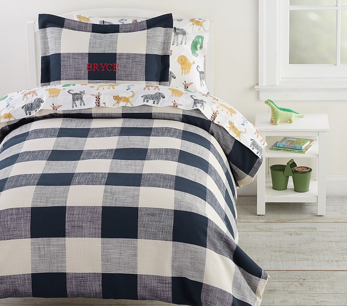 Plaid Bryce Duvet Cover &amp; Shams