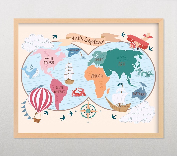 Minted&#174; Exploration Map Wall Art by Breanna Dillon