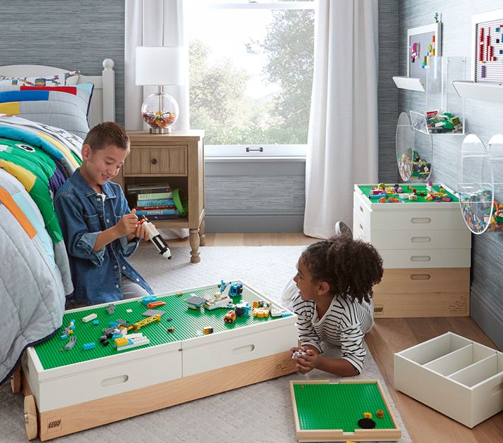 Lego desk with storage online