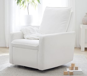 Paxton Swivel Glider Recliner Modern Nursing Chair Pottery Barn Kids