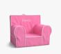 Kids Anywhere Chair&#174;, Bright Pink with White Piping Slipcover Only