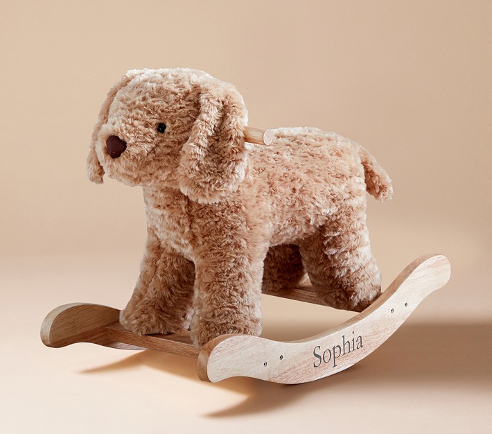 Puppy rocking horse on sale