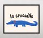 Minted&#174; French Crocodile Wall Art by Morgan Kendall