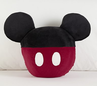 Disney Mickey Mouse Shaped Pillow Pottery Barn Kids