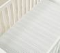 Stripe Organic Jersey Crib Fitted Sheet