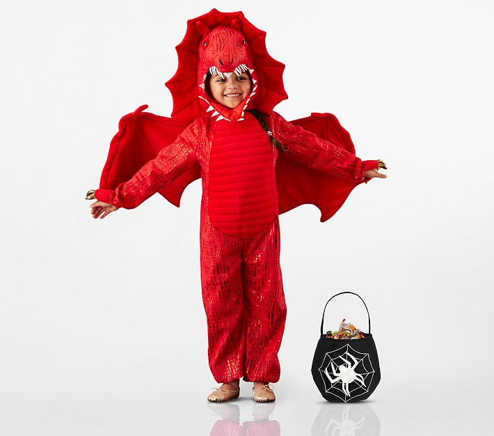 Kids Red Dragon Halloween Costume