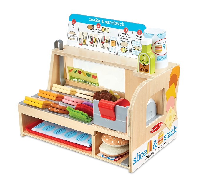 Melissa &amp; Doug Slice &amp; Stack Sandwich Counter