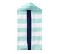 Whale Stripe Baby Beach Hooded Towel