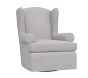 Video 1 for Wingback Slipcovered Swivel Glider