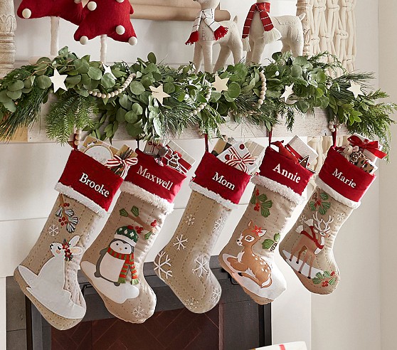 Pottery Barn Woodland Stocking