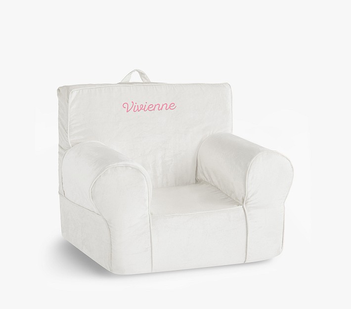 Kids Anywhere Chair&#174;, Ivory Velvet Slipcover Only